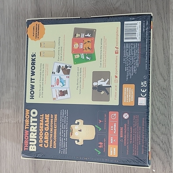 THROW THROW BURRITO board game new - Picture 3 of 4